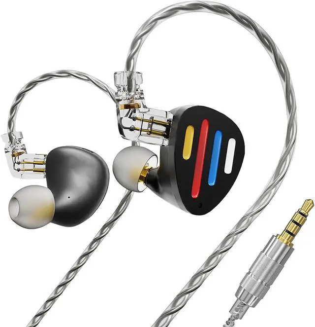 Main image of CCA ND X12 in Ear Monitor,3 Tone Adjustable in Ear Headphones,5BA+1DD IEM Earphones,Clear Sound & Deep Bass Earphones Wired, with 2pin Detachable Cable