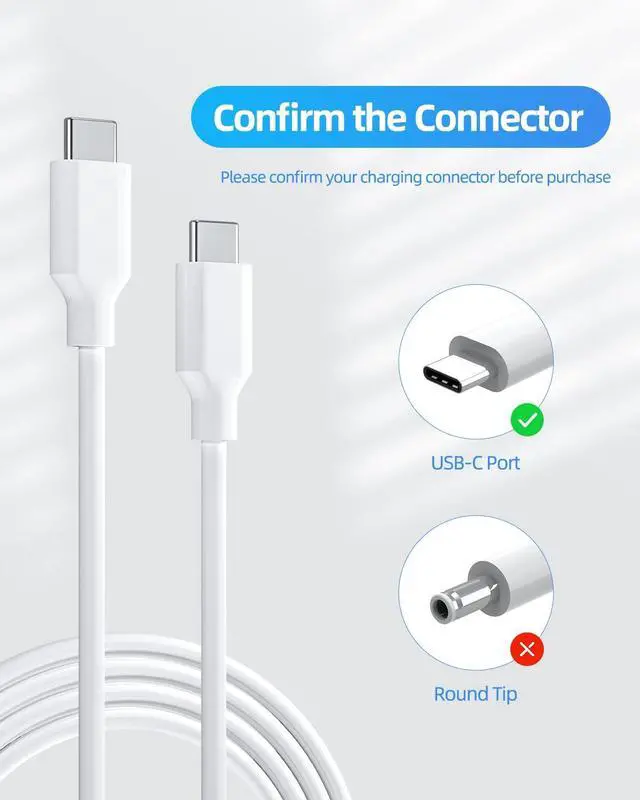 Alt view image 2 of 5 - 65W USB C Charger Fit for Samsung Galaxy Book3 Pro NP960XFG NP940XFG,Galaxy Book3 Pro 360 NP960QFG,Galaxy Book3 Ultra NP960XFH,Galaxy Book3 360 NP750QFG NP730QFG Laptop Power Supply Adapter Cord