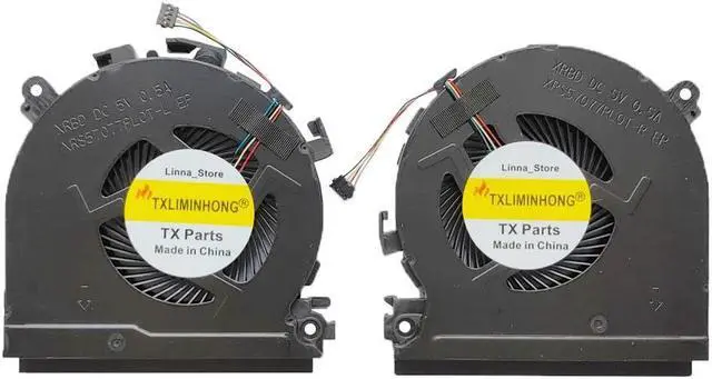 Main image of TXLIMINHONG New Compatible CPU and GPU Cooling Fan for Hp Spectre X360 15-CH 15-CH011DX 15-CH008CA Series L17605-001 NS75C00-17J21 L17606-001 NS75C00-17J22 Laptop Fan