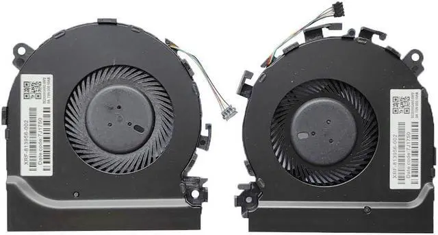 Alt view image 2 of 4 - TXLIMINHONG New Compatible CPU and GPU Cooling Fan for Hp Spectre X360 15-CH 15-CH011DX 15-CH008CA Series L17605-001 NS75C00-17J21 L17606-001 NS75C00-17J22 Laptop Fan