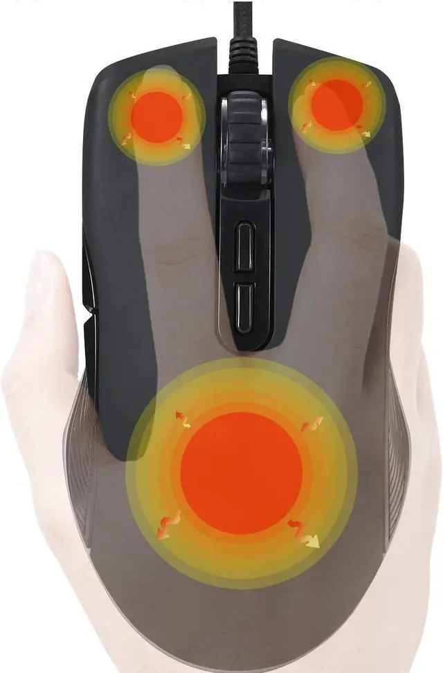 Alt view image 2 of 5 - ValueRays USB C Heated Mouse Pro, All Type-C Device Computer Port, Mouse Hand Warmer (Includes ONE Standard USB Adapter)