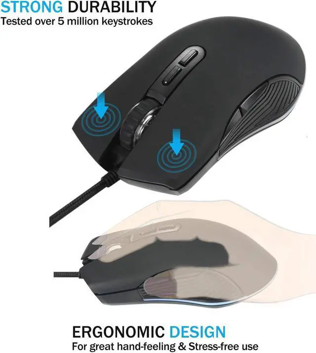 Alt view image 4 of 5 - ValueRays USB C Heated Mouse Pro, All Type-C Device Computer Port, Mouse Hand Warmer (Includes ONE Standard USB Adapter)