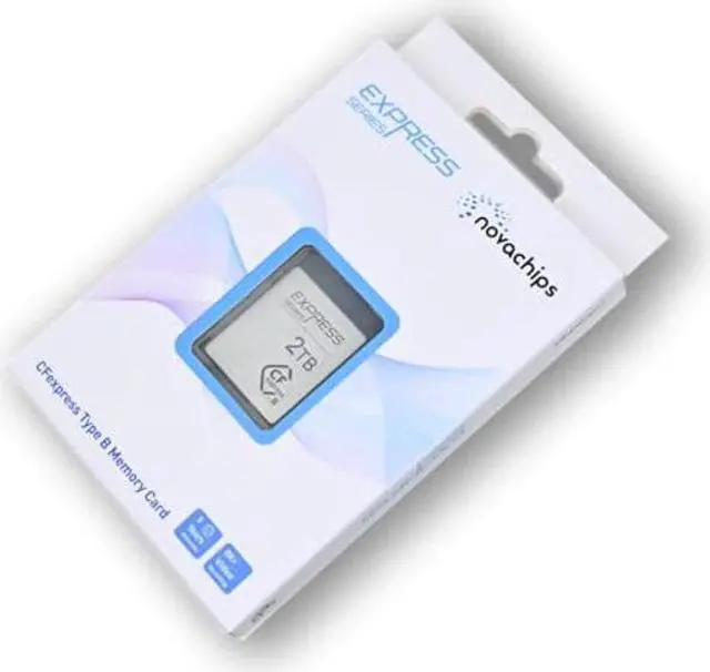 Alt view image 4 of 5 - Novachips 2TB CFexpress Type B Memory Card Express Series - up to 8K RAW - Nikon Z6/Z8/Z9, BMD PYXIS 6K, RED V Raptor XL, other cameras (NN765C02T0TX9)