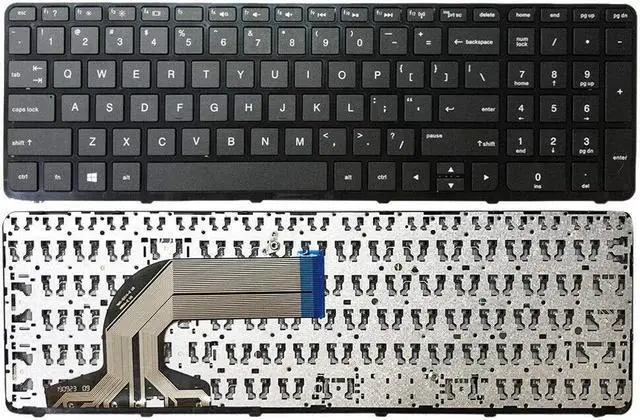 Main image of Yesvoo US Keyboard for HP Pavilion 15-E 15-N 15-D 15-G 15-R 15-A 15-S 15-H 15-F TPN-Q118,TPN-F113, 250 G3, 255 G3, 250 G2, 255 G2 Series, PN: 776778-001 749658-001 708168 719853-001, Black