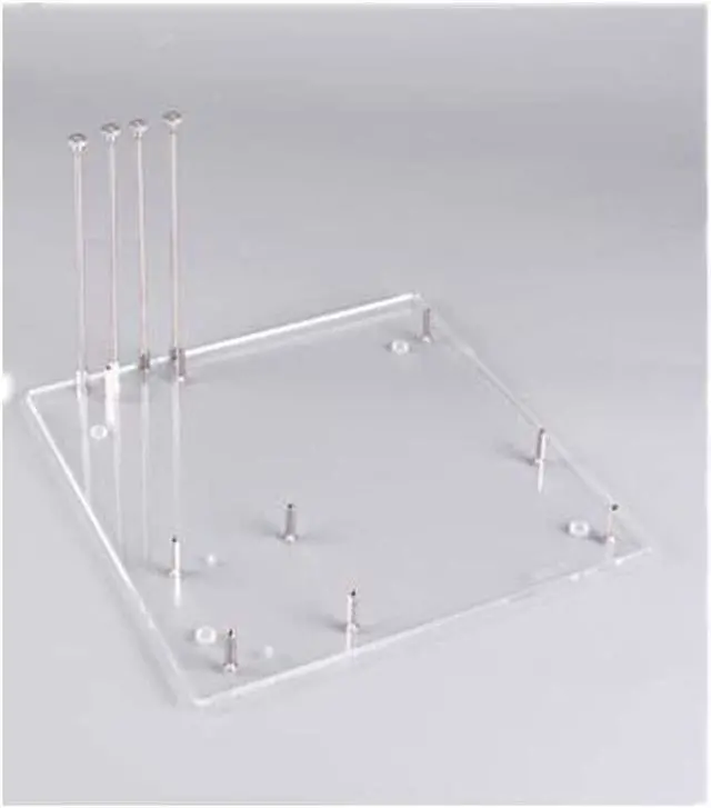 Main image of Yoidesu Open Air Computer Case for M-ATX Motherboard, Acrylic Transparent Frame, DIY Base Stand