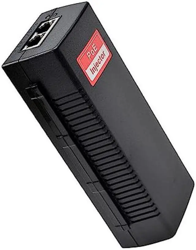 Main image of Revotech 30W PoE Injector Adapter Gigabit, IEEE 802.3 at/af 48V DC Active POE+ RJ-45 10/100/1000Mbps, up to 100 Meters (328 Feet), Plug and Play