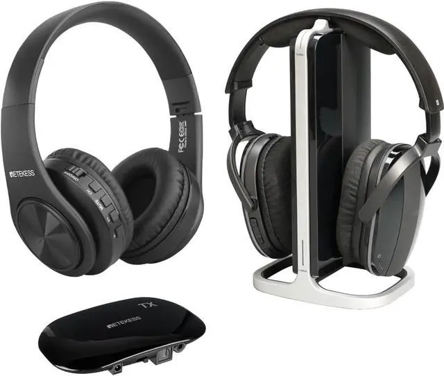 Main image of Retekess TA005 Wireless Headphones for TV Watching with Transmitter Bundle with TA007 TV Headphones Wireless for Television 2.4G with Charging Dock,Long Range