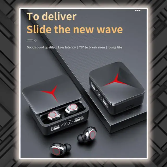 Alt view image 2 of 5 - Wireless Earbuds, Gaming Headphones (M90 PRO TWS), Noise Cancellation, Waterproof, Sports, Hands-Free Headphones, DJ Studio Headphones and Your Everyday Life (Originals)