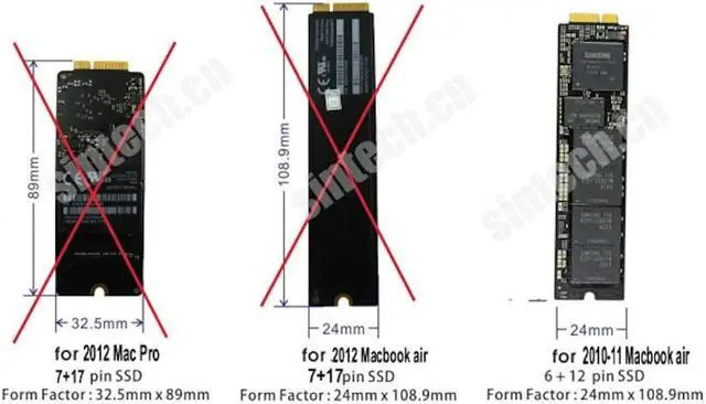 Alt view image 2 of 2 - Sintech USB 3.0 External Enclosure Case for 18 Pin SSD from 2010-2011 MacBook Air A1369 A1370 1375 A1377 MC505 MC506