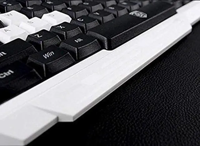 Alt view image 5 of 5 - Keyboard Mouse Combos,Soke-Six Waterproof Multimedia 2.4GHz Wireless Gaming Keyboard with USB Cordless Ergonomic Mouse DPI Control for Desktop PC Laptop(White)