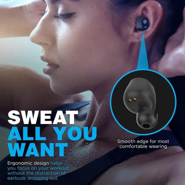 Alt view image 2 of 5 - MINDBEAST Wireless Bluetooth Earbuds with Advanced Noise Cancellation, Deep Bass, and IPX5 Waterproof - 36-Hour Battery Life - Compatible with iPhone, Samsung, Android, PC - T98 Black