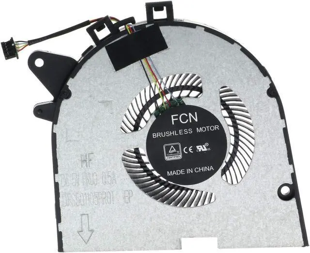Alt view image 2 of 5 - CPU+GPU Cooling Fan for Lenovo Legion Y540P Y545 Y7000P-2019 FKTY FKU0 DFS501105PR0T-FKU0 DFS200105200T-FKTY