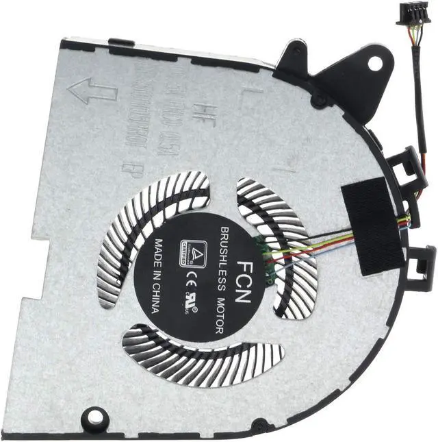 Alt view image 4 of 5 - CPU+GPU Cooling Fan for Lenovo Legion Y540P Y545 Y7000P-2019 FKTY FKU0 DFS501105PR0T-FKU0 DFS200105200T-FKTY