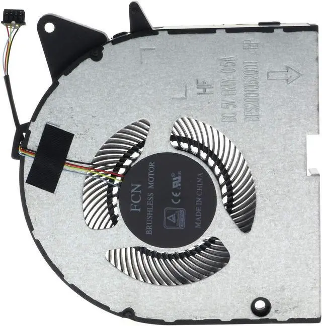 Alt view image 5 of 5 - CPU+GPU Cooling Fan for Lenovo Legion Y540P Y545 Y7000P-2019 FKTY FKU0 DFS501105PR0T-FKU0 DFS200105200T-FKTY