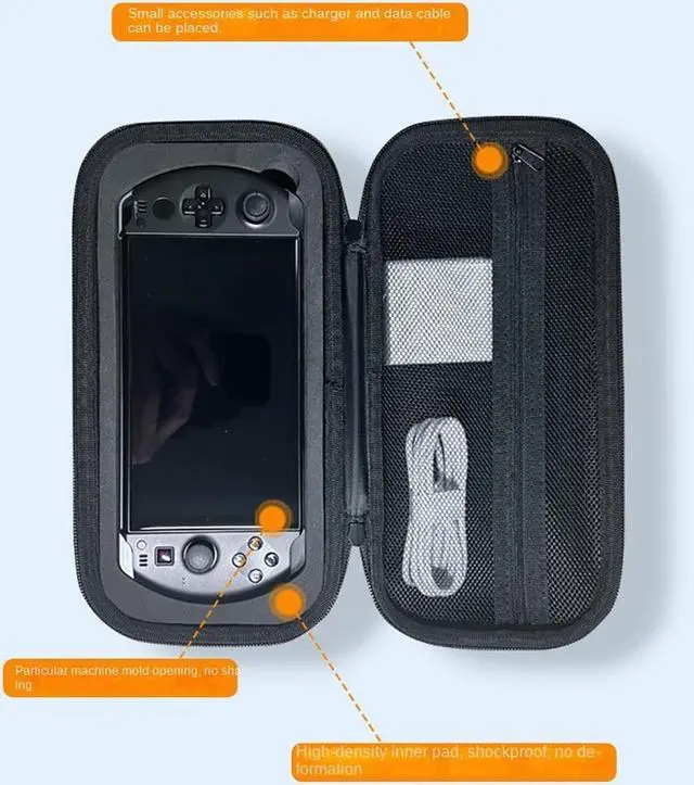 Alt view image 5 of 5 - Voikoli Protective Eva Hard Shell Case Compatible with GPD Win 4,Shockproof,Stylish and Durable (Black)