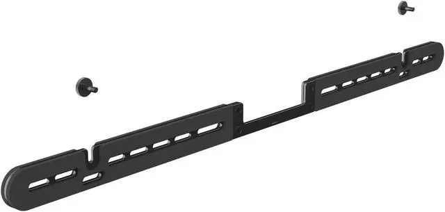 Main image of WALI Soundbar Wall Mount, Designed for Sonos Arc, Low Profile Sound Bar Mount Bracket Under TV with Hardware Kit, Easy to Install (SON003-B), Black