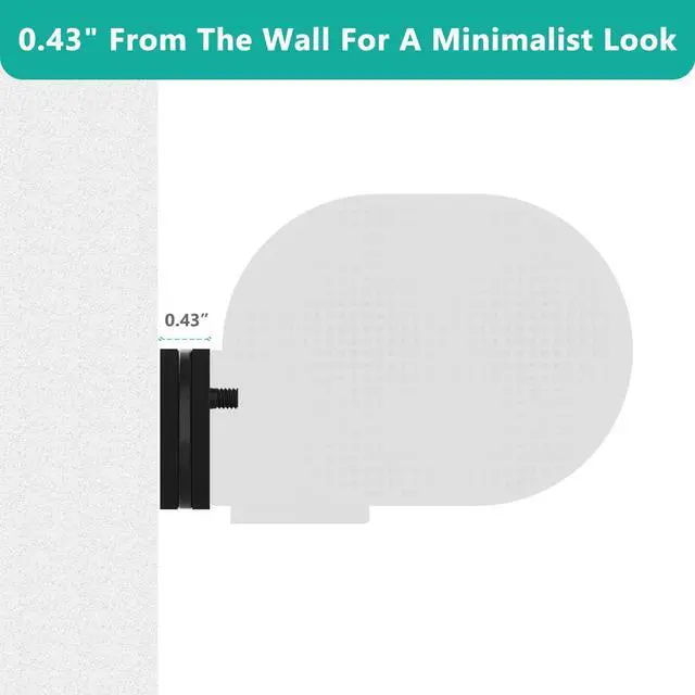 Alt view image 5 of 5 - WALI Soundbar Wall Mount, Designed for Sonos Arc, Low Profile Sound Bar Mount Bracket Under TV with Hardware Kit, Easy to Install (SON003-B), Black