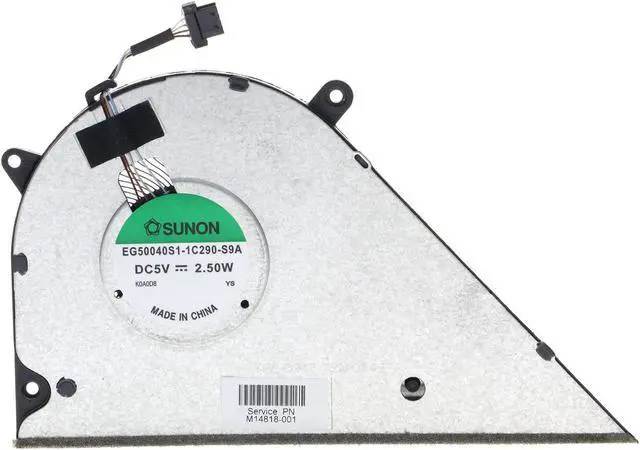 Main image of Replacement Integrated CPU Cooling Fan for HP Pavilion 15-EH 15Z-EH 15-EG0067st 15-EG0065st 15-EG0078TU 15-EG0073cl 15EG-0053cl M14818-001 EG50040S1-1C290-S9A