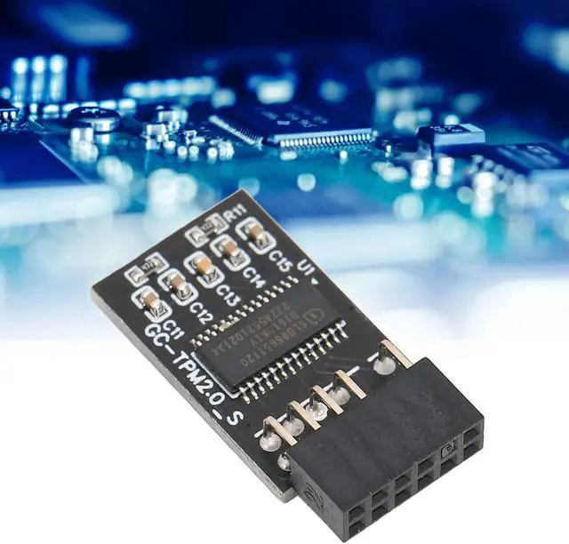 Alt view image 4 of 5 - TPM 2.0 Encryption Security Module Compatible with Remote Card Windows 11 Upgrade LCP SPI TPM2.0 Module 12 pin for GIGABYTE Motherboards
