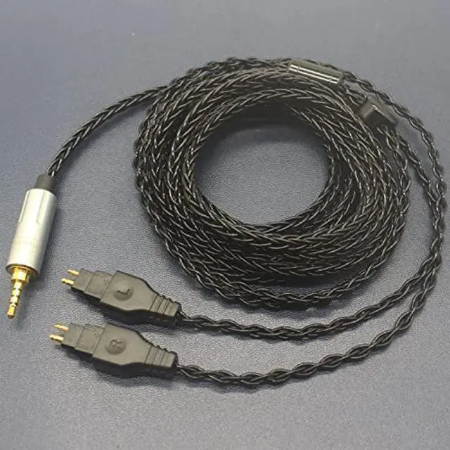 Alt view image 3 of 5 - Youkamoo Replacement Upgrade Cable Compatible for Sennheiser HD580 HD600 HD650 HD660S HD58X HD6XX Headphones Upgrade Cable (2.5mm Balanced, 16.5 ft (5 m))