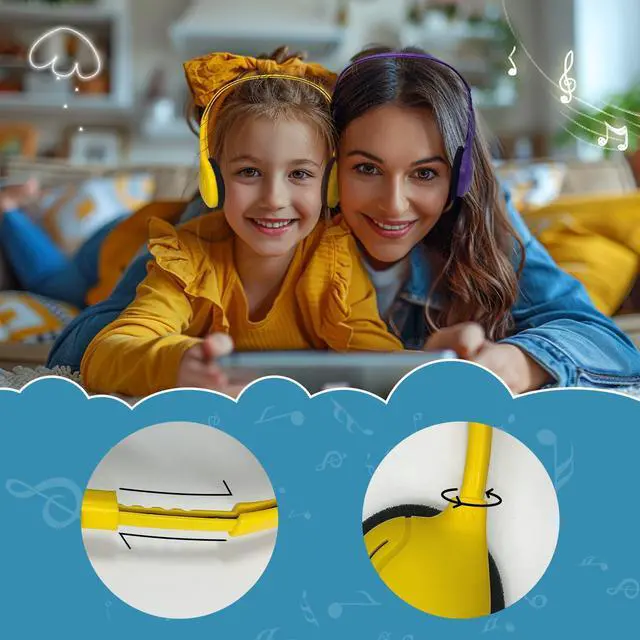 Alt view image 3 of 5 - ZHENWAY 30 PACK Bulk Kids Classroom Headphones for School Travel or Home Use (MIX COLOR)