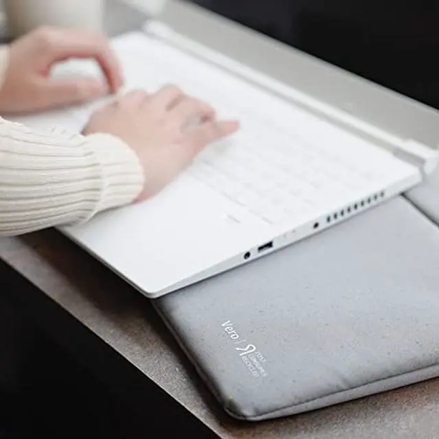 Alt view image 3 of 5 - Acer Vero ECO Gray 15.6 inch Protective Sleeve - Made with Post-Consumer Recycled (PCR) Material