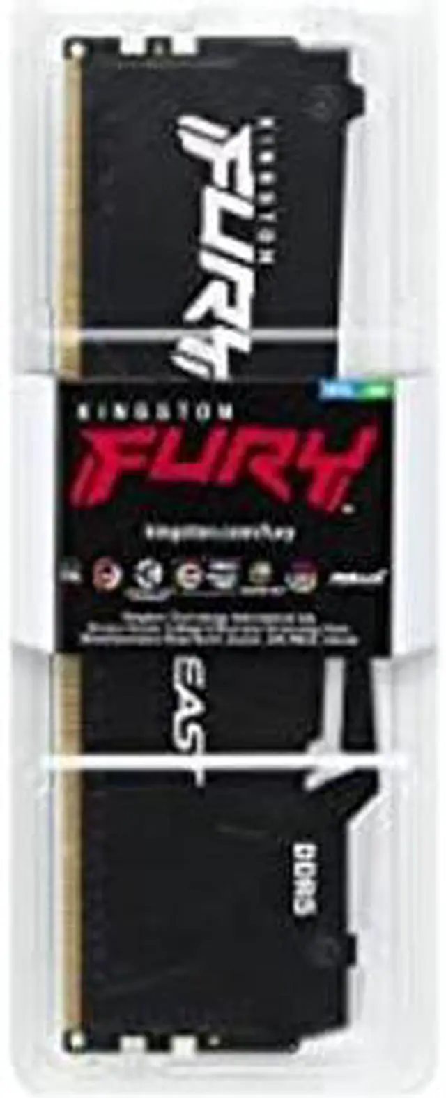 Alt view image 4 of 5 - Kingston Technology Fury Beast RGB 8GB 5600MT/s DDR5 CL40 DIMM Desktop Memory Single Module | Intel XMP 3.0 | Infrared Sync Technology | Overclocking Stability | KF556C40BBA-8