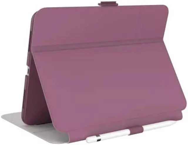 Alt view image 3 of 5 - Speck Case for iPad Pro 10th Generation 10.9 Inch - Drop & Camera Protection, Slim Multi Range Stand, Apple Pencil Holder - Plumberry/Crushed Purple/Crepe Pink