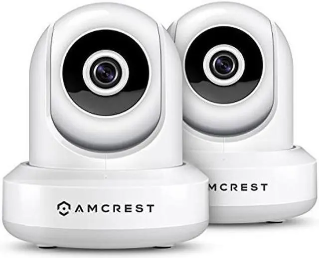 Main image of 2-Pack Amcrest ProHD 1080P WiFi/Wireless IP Security Camera IP2M-841 Pan/Tilt, 2-Way Audio, Optional Cloud Recording, Full HD 1080P 2MP, Super Wide 90deg Viewing Angle, Night Vision (White)