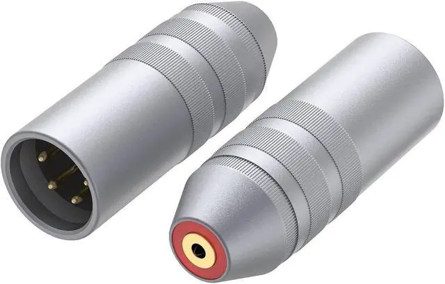 Alt view image 2 of 5 - Geekria XLR 4Pin to 2.5mm Balanced Plug Adapter, Aluminum Alloy Pure Copper Conversion Audio Plug, Compatible with Players, Amplifiers, Microphones