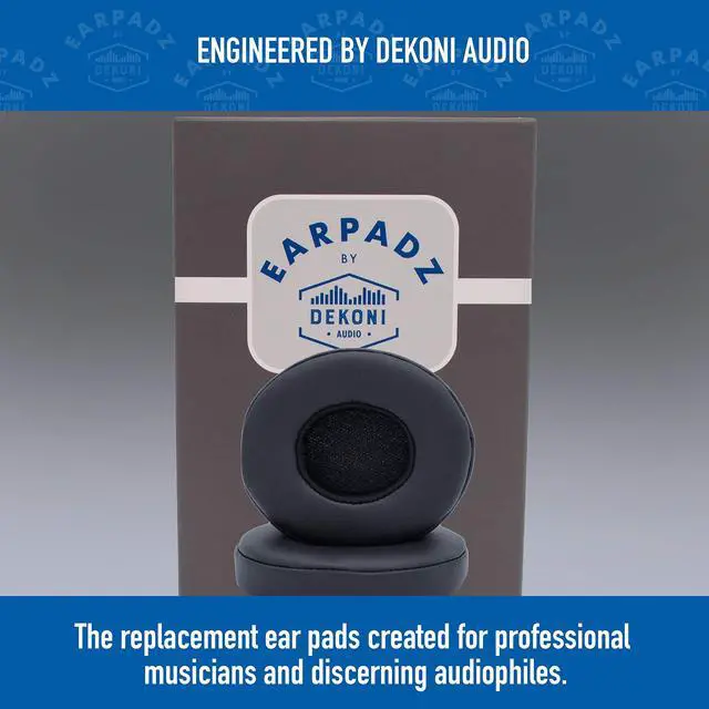 Alt view image 5 of 5 - Earpadz Replacement for Sennheiser HD25 Ear Pads, Midnight Earpadz by Dekoni, Soft Knit Replacement Headphone Cushions, Heat Activated Memory Foam, Proper Fit, Comfort and Sound Isolation, 1 Pair