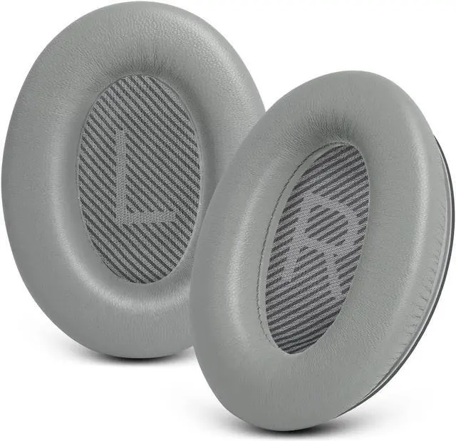 Main image of GEVO Replacement Earpads Cushions for Bose QuietComfort 35 & QC35ii Over-Ear Headphones, Pads also Fit for Bose SoundLink/SoundTrue Around-Ear Cushion, Soft & Softer Sheepskin Leather (Sliver)