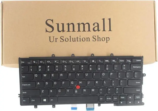 Main image of SUNMALL Keyboard Replacement compatible with lenovo thinkpad X230S X240 X240S X240I X250 X260 X270 Series Laptop Black US Layout