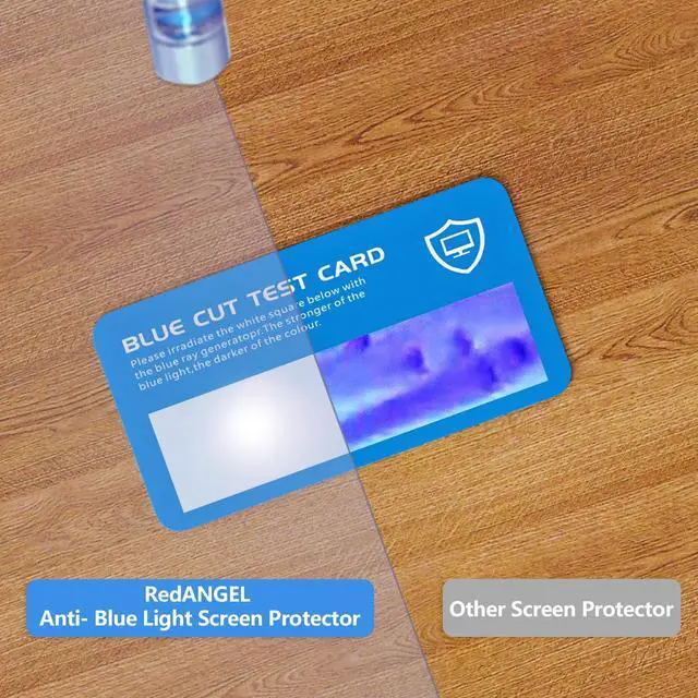 Alt view image 5 of 5 - Anti Blue Light Screen Protector for 20, 20.2, 21.5, 21.6, 22 Inches - 16:9 / 16:10 Aspect Ratio Computer Monitor Hanging Type Blue Light Blocking Filter Anti Scratch Eye Protection Shield for Desktop