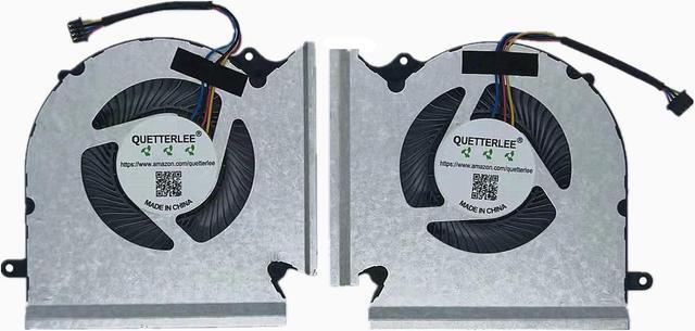 Main image of QUETTERLEE New CPU + GPU Cooling Fan for MSI GE66 10SGS 10SFS 10SF 10UH 10UG 10UE 11UH 11UG GP66 Leopard 10UH 10UG 11UG 11UE GL66 MS-1541 MS-1542 MS-1543 Series PABD08008SH N453 PABD08008SH N454 Fan