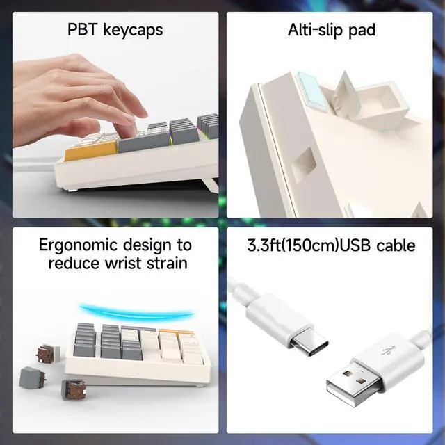 Alt view image 4 of 5 - SIKAI CASE 34 Key Mechanical Numpad, Wired Hot Swappable Programmable Number Pad Keyboard USB C 34 Key Numpad for Laptop Edit/PS/Gaming/Data Entry, VIA Support Number Pad for Win, Macbook, PC(RGB)