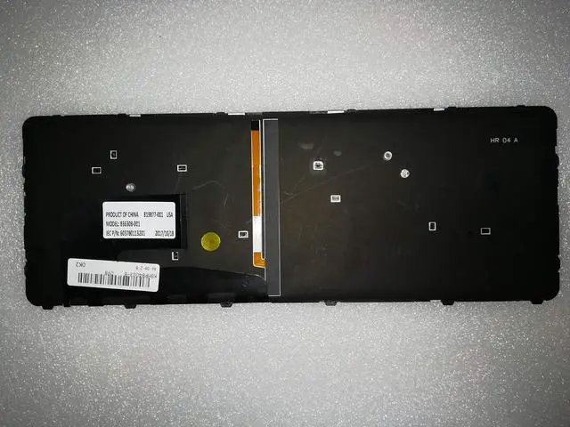 Alt view image 3 of 5 - New Repalcement for HP EliteBook 745 840 G3 G4 US Keyboard Backlight with Silver Frame (NO Mouse Point) 836308-001 819877-001 821177-001 6037B0113201
