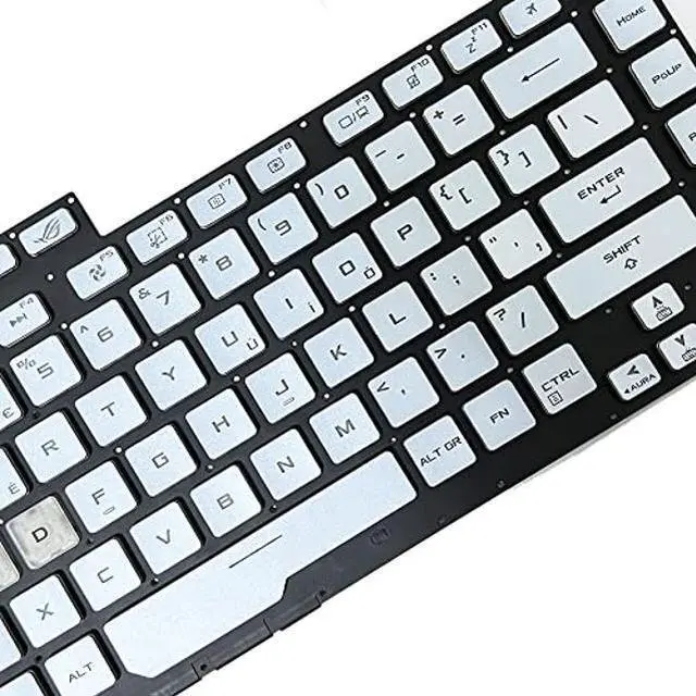 Alt view image 5 of 5 - ZAHARA Keyboard with Blue Backlit US Replacement for Asus Rog Strix G531GT G531GU G531GD G531GW G531GV