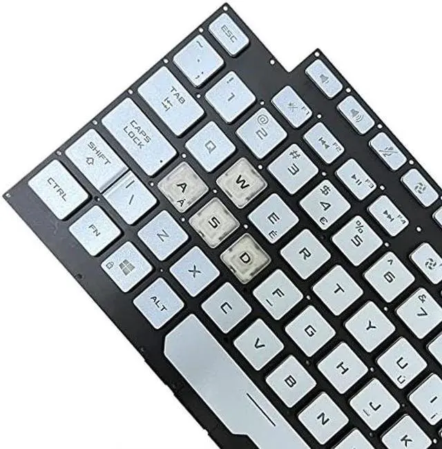 Alt view image 4 of 5 - ZAHARA Keyboard with Blue Backlit US Replacement for Asus Rog Strix G531GT G531GU G531GD G531GW G531GV
