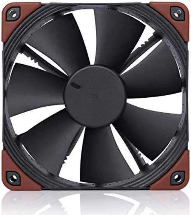 Alt view image 3 of 5 - Noctua NF-F12 iPPC 3000 PWM, Heavy Duty Cooling Fan, 4-Pin, 3000 RPM (120mm, Black)