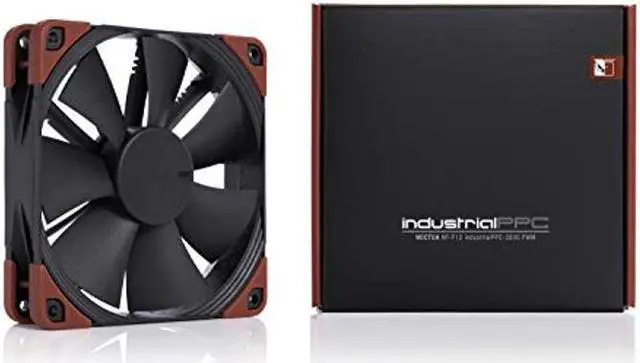 Alt view image 5 of 5 - Noctua NF-F12 iPPC 3000 PWM, Heavy Duty Cooling Fan, 4-Pin, 3000 RPM (120mm, Black)