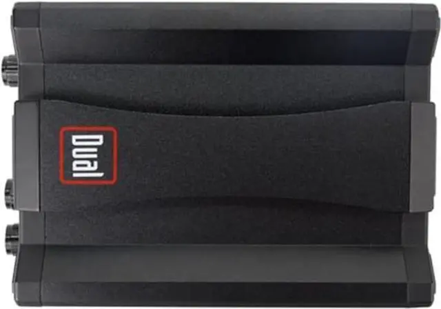 Alt view image 2 of 5 - Dual Electronics DBTMA100 Black Micro 2 Channel Class-D Amplifier | 3.5 mm AUX Input | Stereo RCA Outputs | 100 Watts Peak Power | Up to 100ft of Wireless Bluetooth Range