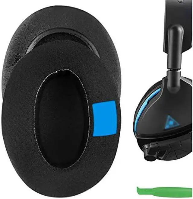 Main image of Geekria Sport Extra Thick Cooling Gel Replacement Ear Pads for Turtle Beach Stealth, Ear Force, Call of Duty, Recon Series Headphones Ear Cushions, Headset Earpads, Ear Cups Repair Parts (Black)