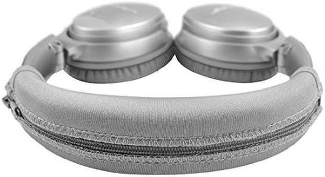 Alt view image 4 of 5 - Geekria Headphone Replacement for Bose QuietComfort QC35, QC25, QC2, QC15 Replacement Ear Pad and Headband Pad/Ear Cushion + Headband Cushion/Repair Parts Suit (Grey Silver)