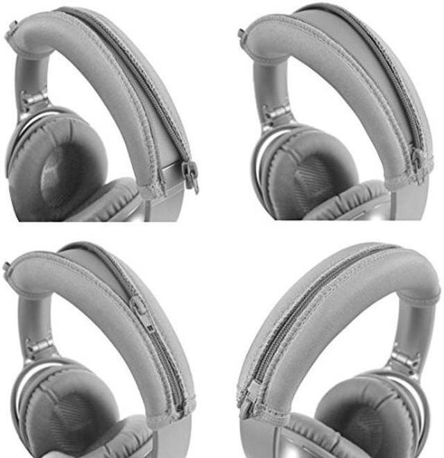 Alt view image 5 of 5 - Geekria Headphone Replacement for Bose QuietComfort QC35, QC25, QC2, QC15 Replacement Ear Pad and Headband Pad/Ear Cushion + Headband Cushion/Repair Parts Suit (Grey Silver)