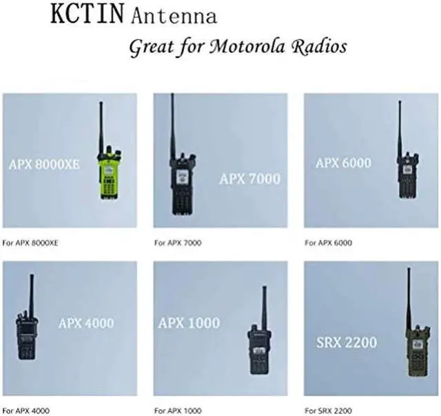Alt view image 4 of 5 - NAR6595A Stubby Antenna for Motorola APX 764-870MHz Signal Band and 7-800 GPS by KCTIN (4 Packs)