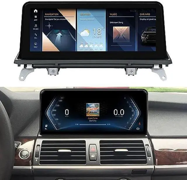 Main image of KOASON Android12 10.25 inch 1920HD Screen Upgrade Display Monitor 4G LTE Multimedia Player GPS Navigation for BMW X5 X6 E70 E71 2007-2014 CCC CIC (CIC)