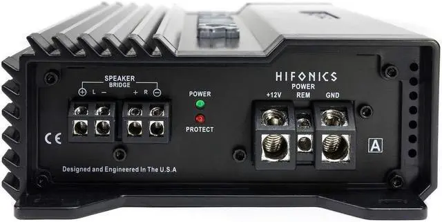 Alt view image 4 of 5 - Hifonics A1000.2D Alpha Series Compact 1000 Watt Two Channel Car Amplifier Full Range Super D-Class Amp