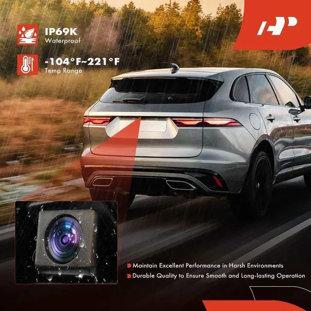 Alt view image 4 of 5 - A-Premium Park Assist Camera Rear View Backup Reverse Camera Compatible with Select Jeep & Dodge Models - 2012-2013 Grand Cherokee, 2012-2013 Durango - Replace# 56054059AF
