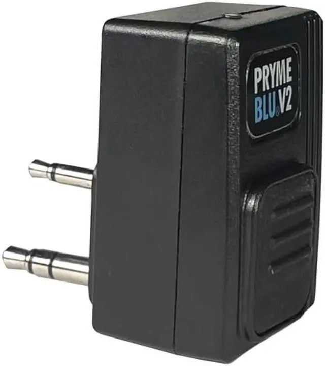 Main image of PRYMEBLU(r) BT-501-V2 Bluetooth Wireless PTT Button and Headset Adapter(Version 2) - Fits: Kenwood, Baofeng, Wouxon, AnyTone, TYT 2-Pin Amateur Ham Radios
